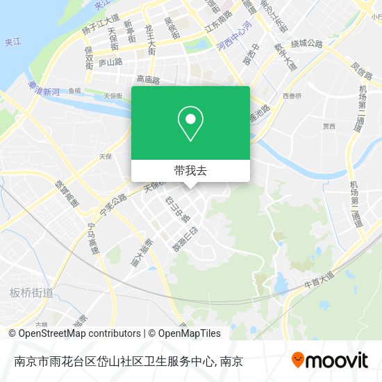 南京市雨花台区岱山社区卫生服务中心地图