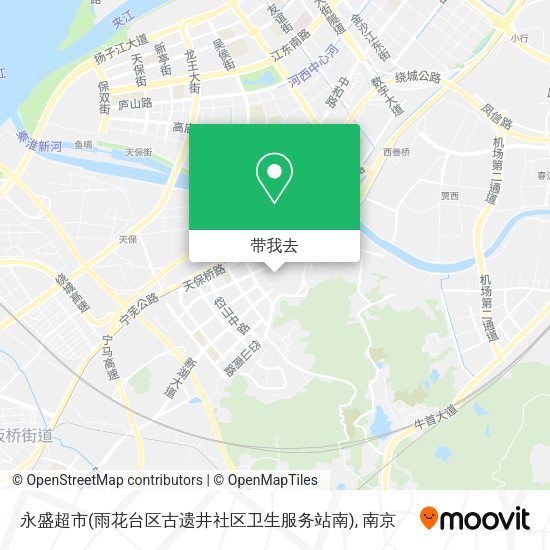 永盛超市(雨花台区古遗井社区卫生服务站南)地图