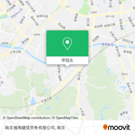 南京瀚海建筑劳务有限公司地图