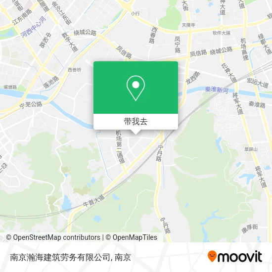 南京瀚海建筑劳务有限公司地图
