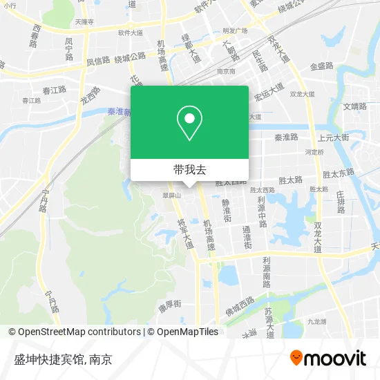 盛坤快捷宾馆地图