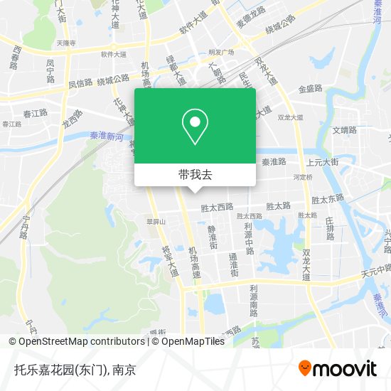 托乐嘉花园(东门)地图