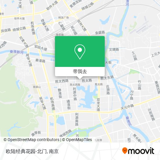 欧陆经典花园-北门地图