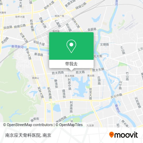南京应天骨科医院地图