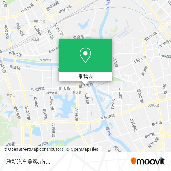 雅新汽车美容地图