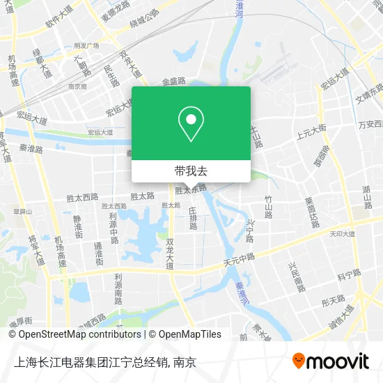 上海长江电器集团江宁总经销地图