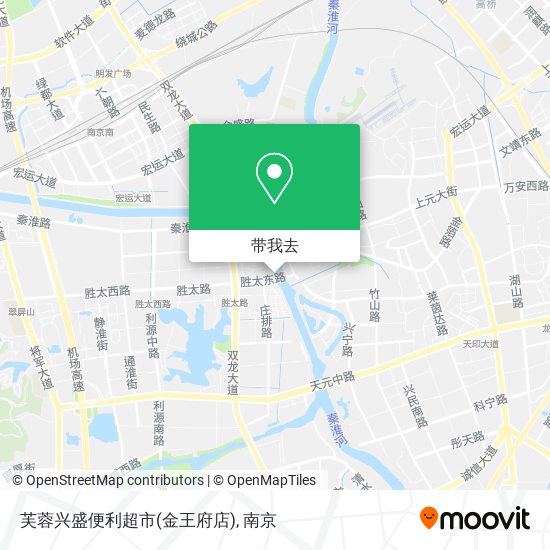 芙蓉兴盛便利超市(金王府店)地图