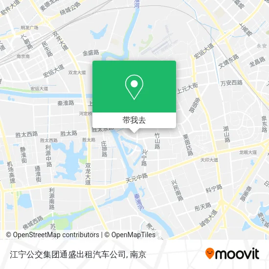 江宁公交集团通盛出租汽车公司地图