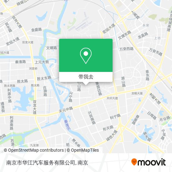 南京市华江汽车服务有限公司地图