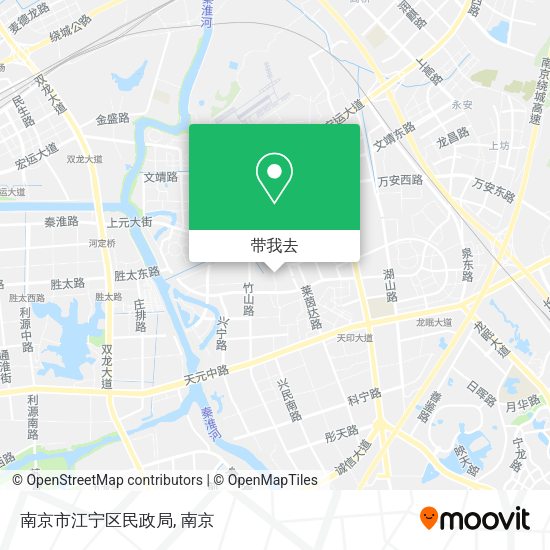南京市江宁区民政局地图