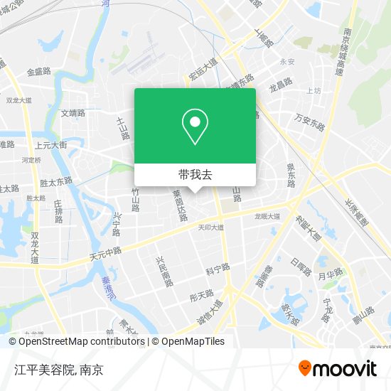 江平美容院地图