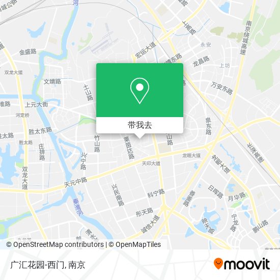 广汇花园-西门地图