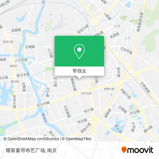 耀新窗帘布艺广场地图