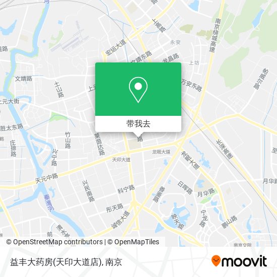 益丰大药房(天印大道店)地图