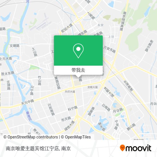 南京唯爱主题宾馆江宁店地图