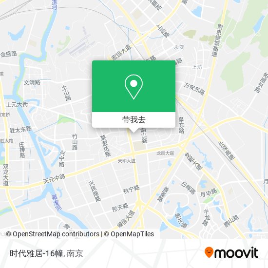 时代雅居-16幢地图
