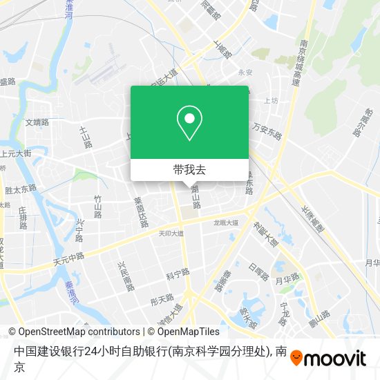 中国建设银行24小时自助银行(南京科学园分理处)地图