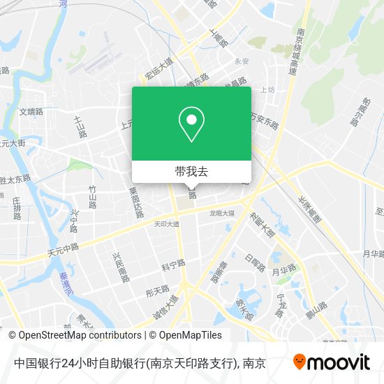 中国银行24小时自助银行(南京天印路支行)地图
