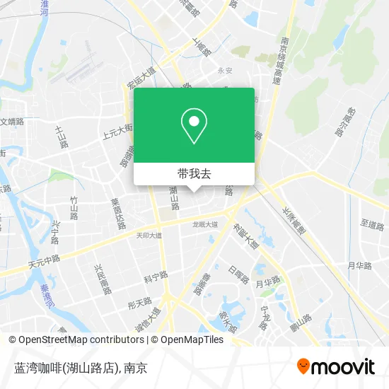 蓝湾咖啡(湖山路店)地图
