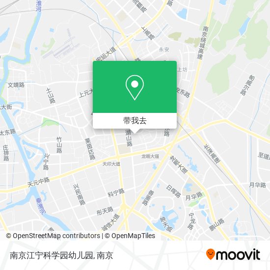 南京江宁科学园幼儿园地图