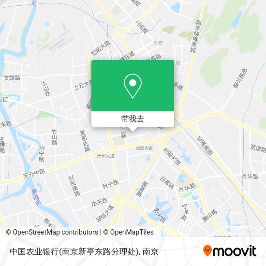 中国农业银行(南京新亭东路分理处)地图