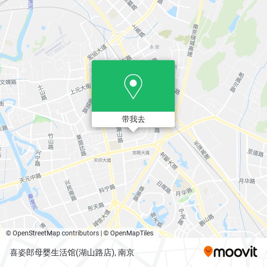 喜姿郎母婴生活馆(湖山路店)地图