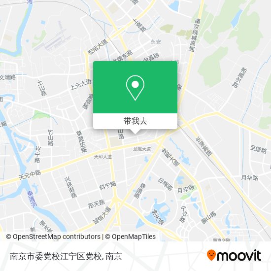 南京市委党校江宁区党校地图
