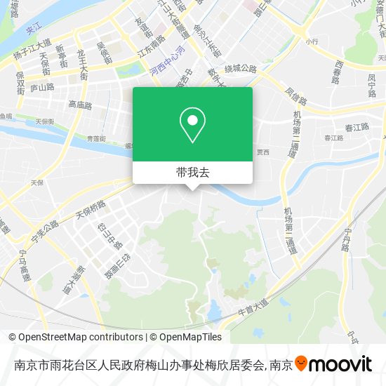南京市雨花台区人民政府梅山办事处梅欣居委会地图
