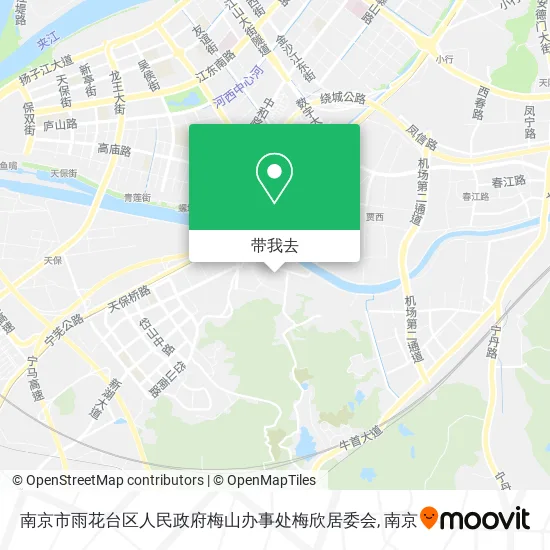 南京市雨花台区人民政府梅山办事处梅欣居委会地图