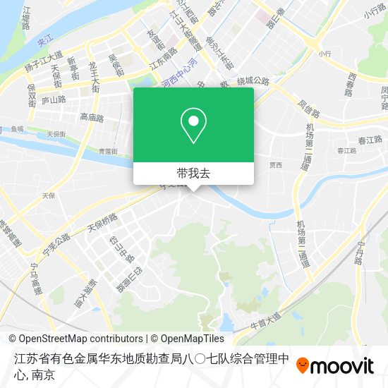 江苏省有色金属华东地质勘查局八〇七队综合管理中心地图
