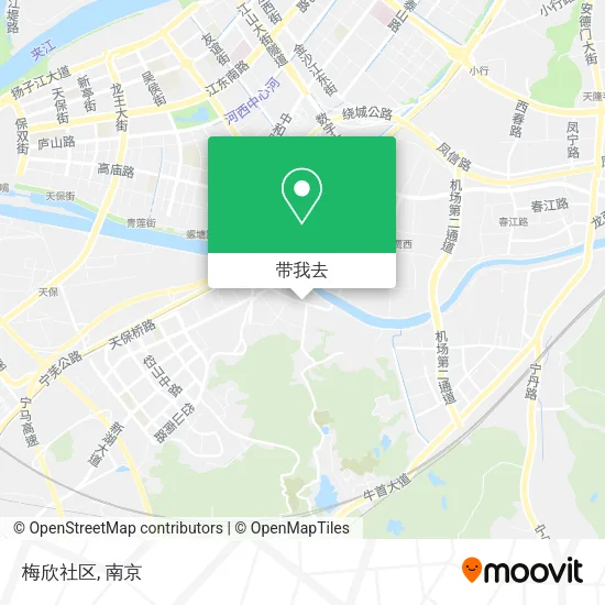 梅欣社区地图