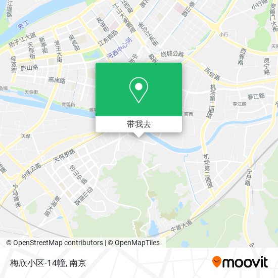 梅欣小区-14幢地图