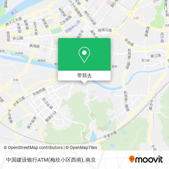 中国建设银行ATM(梅欣小区西南)地图