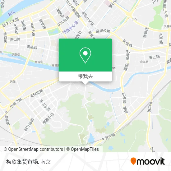 梅欣集贸市场地图
