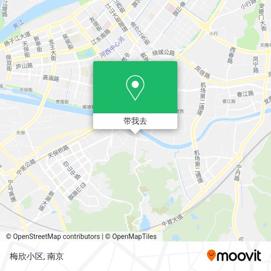 梅欣小区地图