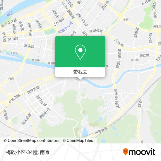 梅欣小区-34幢地图