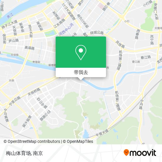 梅山体育场地图