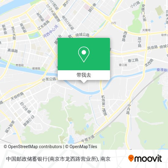 中国邮政储蓄银行(南京市龙西路营业所)地图