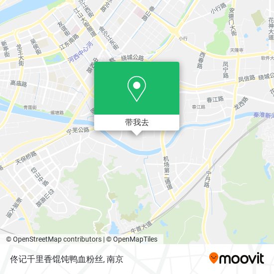 佟记千里香馄饨鸭血粉丝地图