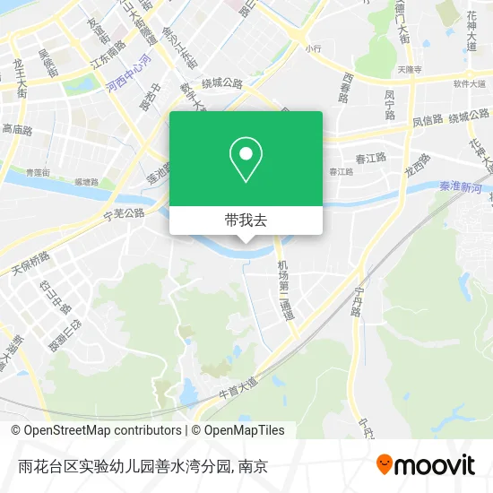 雨花台区实验幼儿园善水湾分园地图