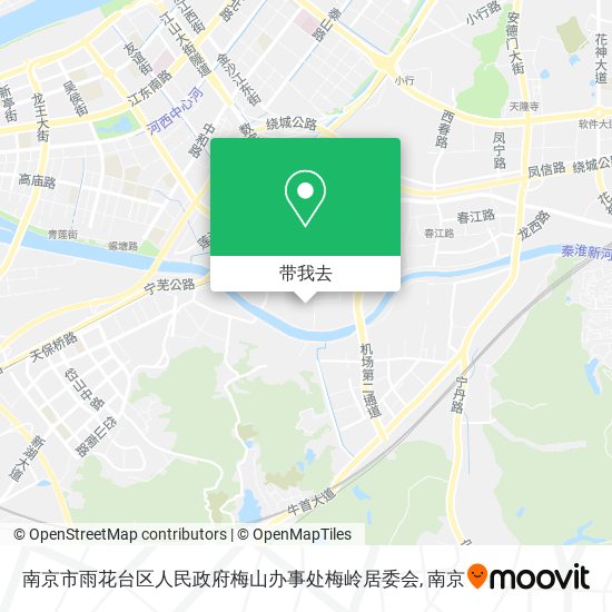 南京市雨花台区人民政府梅山办事处梅岭居委会地图