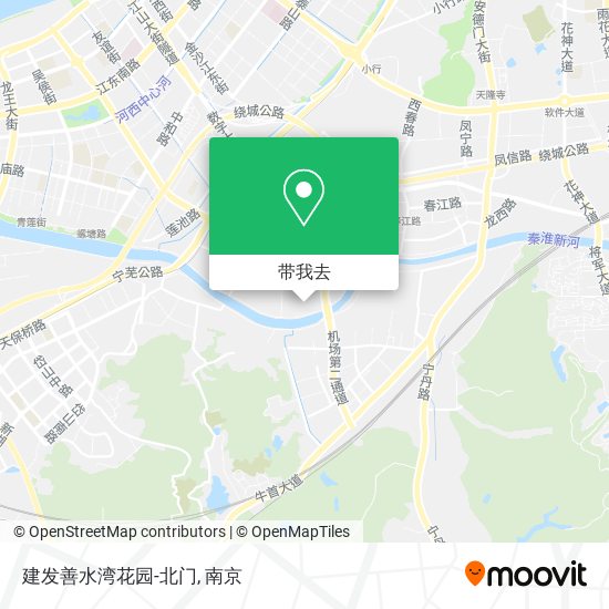 建发善水湾花园-北门地图