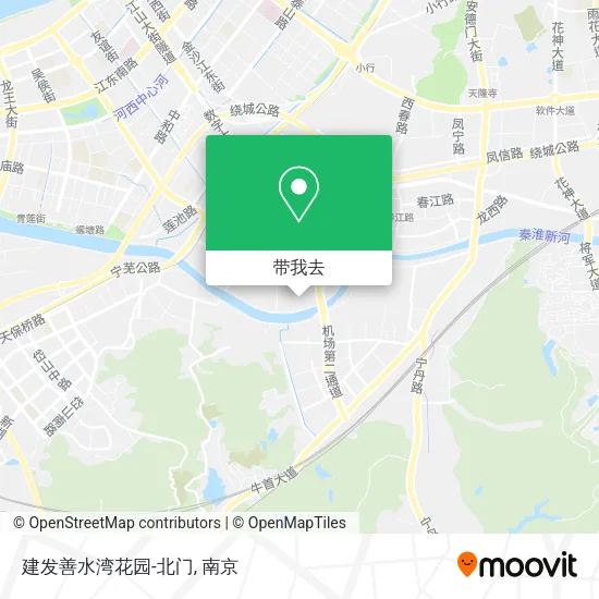 建发善水湾花园-北门地图