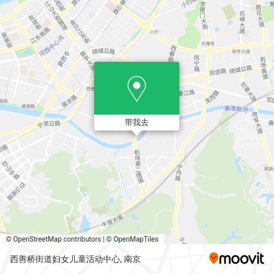 西善桥街道妇女儿童活动中心地图