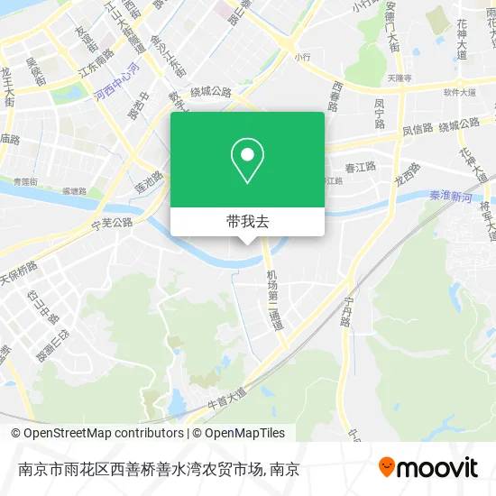 南京市雨花区西善桥善水湾农贸市场地图