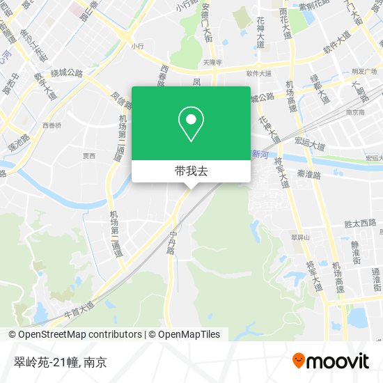 翠岭苑-21幢地图