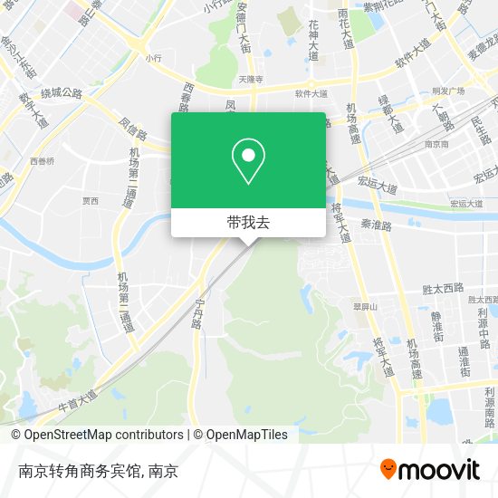 南京转角商务宾馆地图