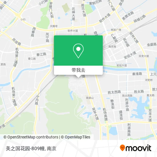 美之国花园-809幢地图