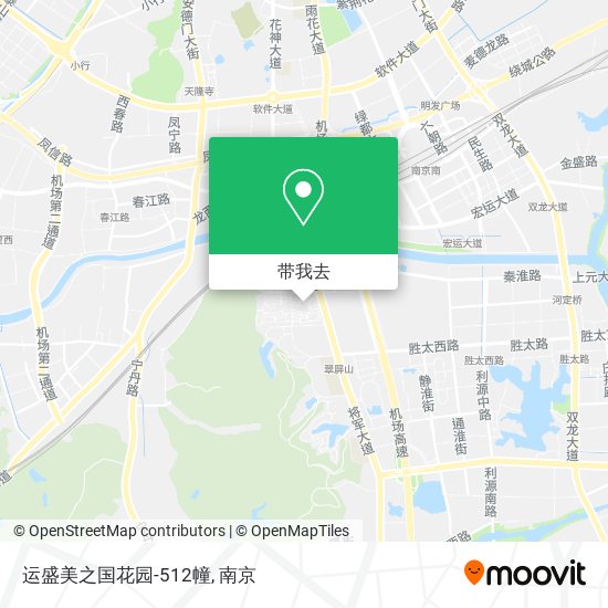 运盛美之国花园-512幢地图