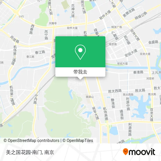 美之国花园-南门地图